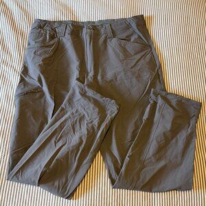 Grey lightweight Patagonia hiking pants, Mens 38